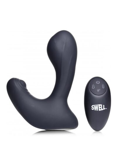 10X Inflatable and Tapping Prostate Vibe w/ Remote