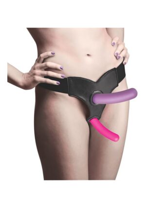 Triple Peg 28X Vibrating Silicone Dildo Set w/ Remote - Afbeelding 4