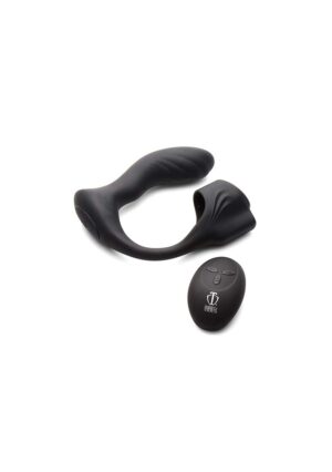 TM 7X Silicone Prostate Plug w/ Cock Ring and Remote