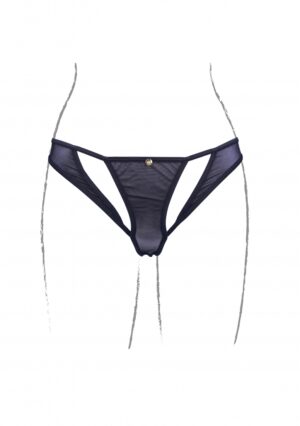 Milou - Brief Open Crotch Golden Details - Black - OS - Afbeelding 9