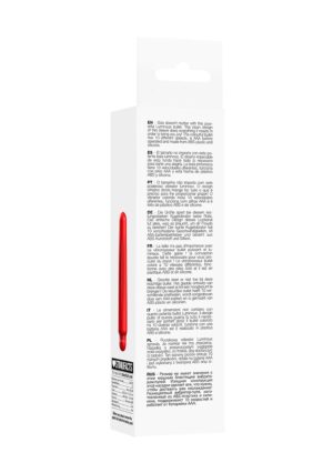 Delia - ABS Bullet With Sleeve - 10-Speeds - Red - Afbeelding 3