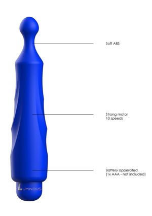 Dido - ABS Bullet With Sleeve - 10-Speeds - Royal Blue - Afbeelding 5