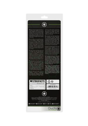 Smooth Stretchy Penis Sleeve - Glow in the Dark - Neon Green - Afbeelding 3