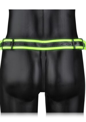 Striped Jock Strap - GitD - Neon Green/Black - L/XL - Afbeelding 6