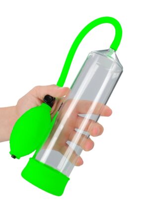 Classic Penis Pump - Glow in the Dark - Neon Green - Afbeelding 5