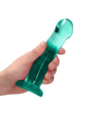 6.7'' / 17cm Non Realistic Dildo Suction Cup - Turquoise - Afbeelding 6