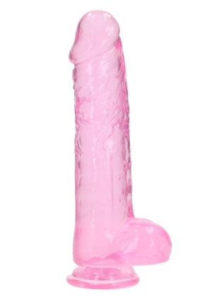 10" / 25.4 cm Realistic Dildo With Balls - Pink - Afbeelding 5