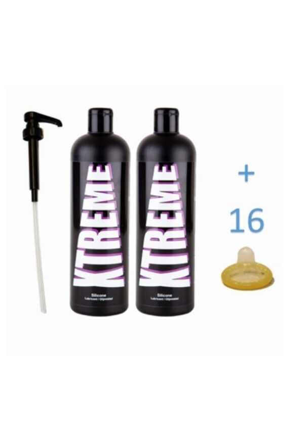 * xtreme® silicone glijmiddel 500ml (2 flessen) * xtreme® silicone glijmiddel 500ml (2 flessen)