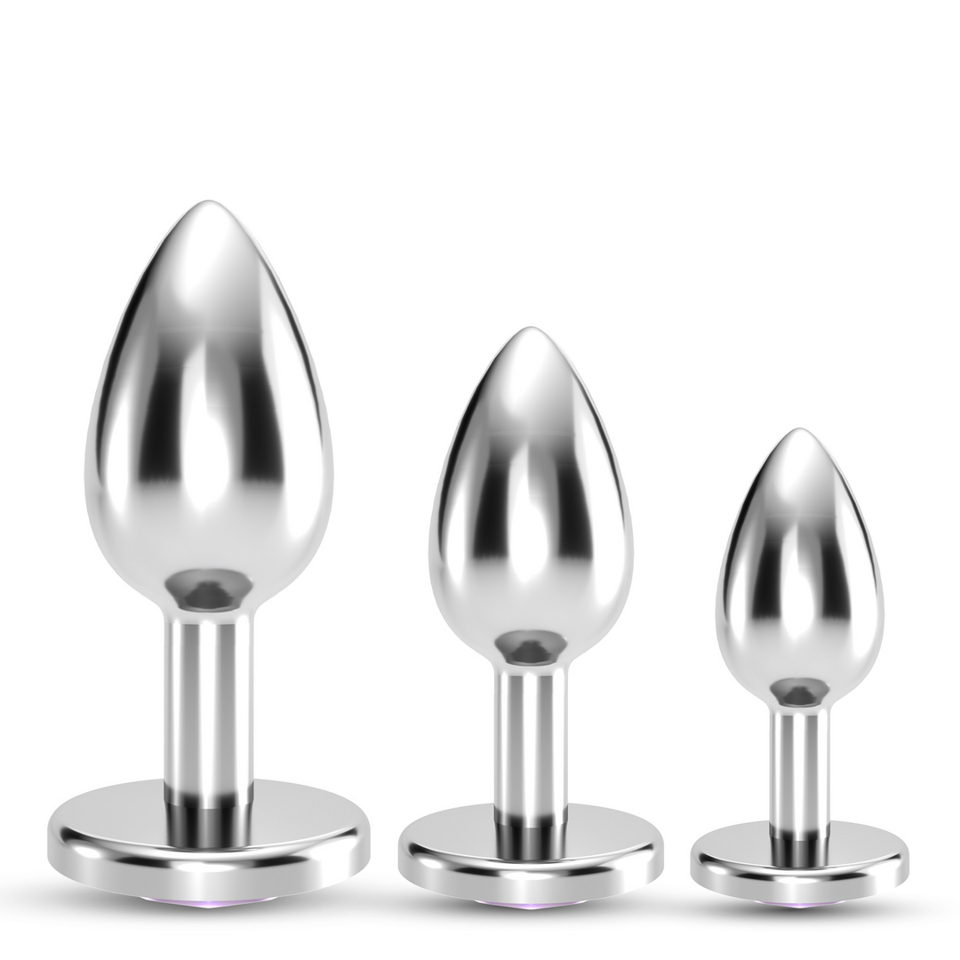 Bijou - Anal Train Trio - 3 Jewel Plugs - Roze