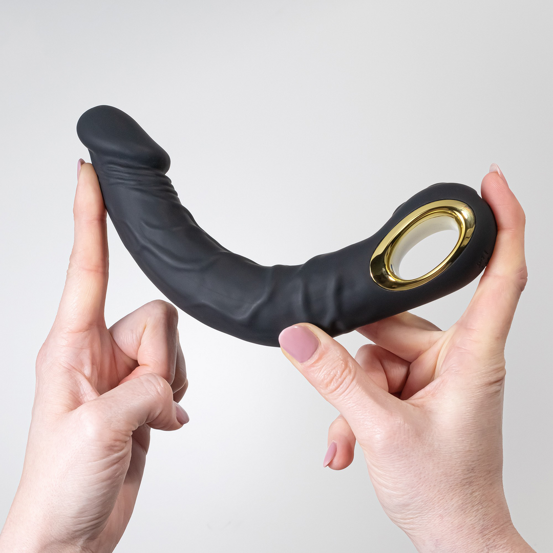 Magnus Bend - Realistische Flexibele Vibrator - Zwart